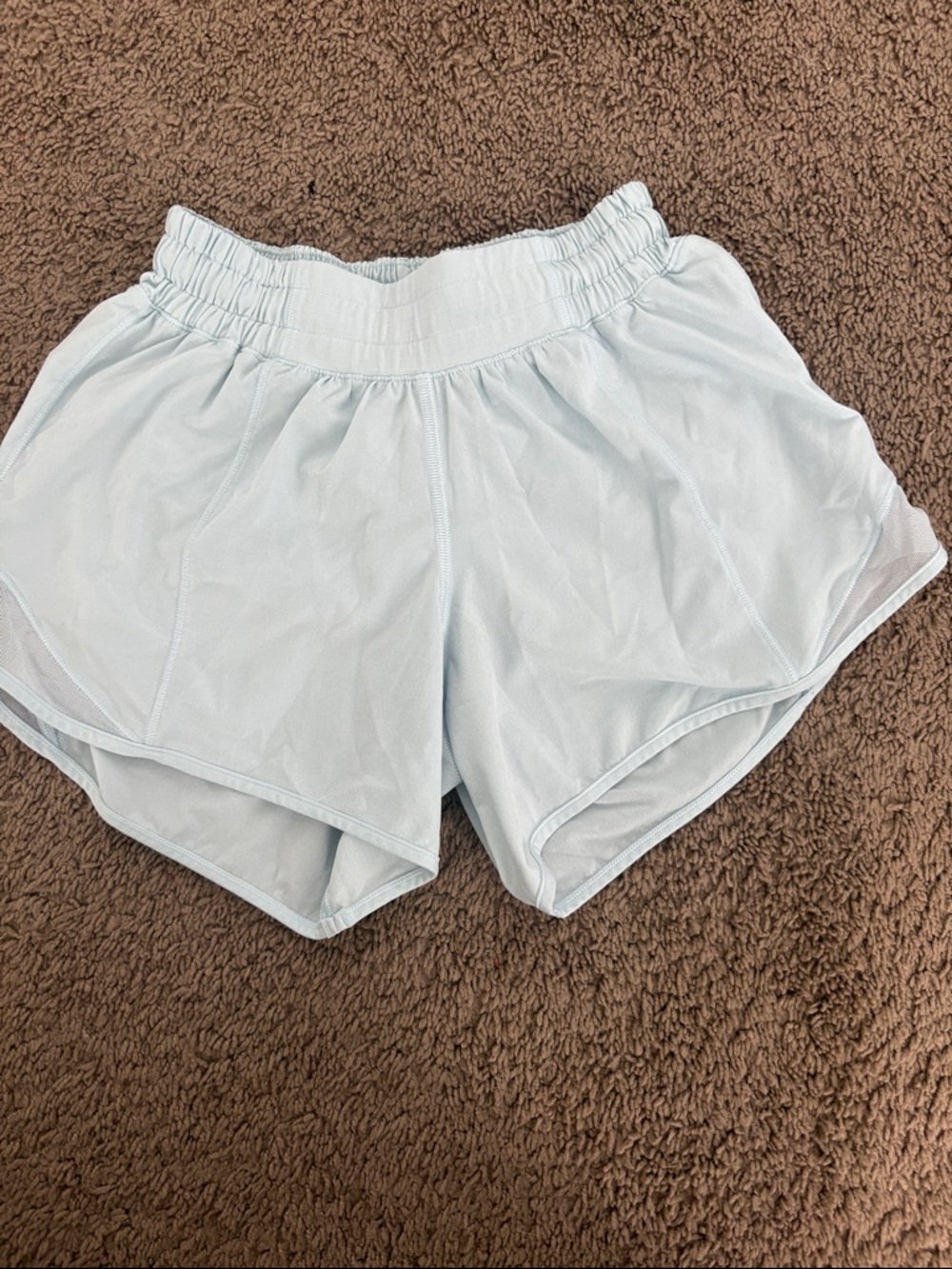 lululemon athletica Pale Blue Women's Athletic Shorts